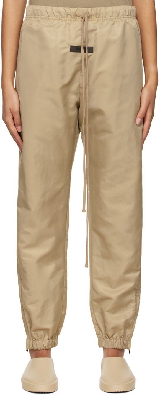 Fear of God Essentials Tan Nylon Track Pants - XS